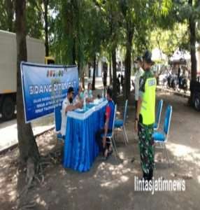 Disiplinkan Prokes Masyarakat, Personel Gabungan TNI, Polri Satpol PP Tulungagung Gelar Operasi Yustisi