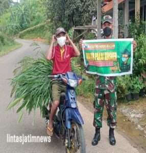 Babinsa Berikan Sosialisasi Penyadaran Tentang Covid 19 Secara Terus Menerus Kepada Warga