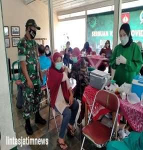 Serbuan Vaksinasi Dosis Ke-3 Kodim 0735/Digelar di Astana Oetara Solo