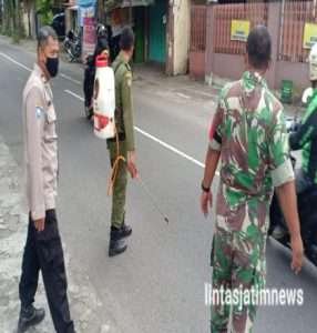 Serka Sanyoto : Penyemprotan Disnifektan Langkah Nyata Cegah Penyebaran Covid-19