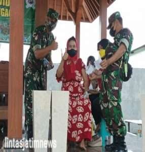 Target Capai Herd Immunity, Kodim Tulungagung Gelar Vaksinasi di Pabrik Rokok Margantara