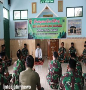 Kodim Ngawi Gelar Peringatan Isra Mi’raj Nabi Muhammad SAW 1443 H/2022 M