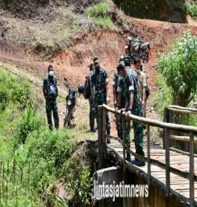 Cek Secara Fisik Sasaran TMMD ke 113 Tahun 2022, Komandan Kodim 0802/Ponorogo Terjun ke Lokasi