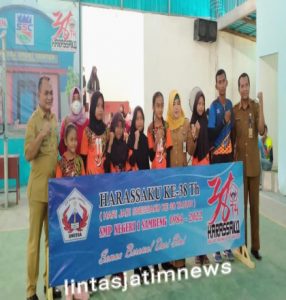 Harassaku SMPN 1 Sambeng, Dinas Pendidikan Lamongan Launching  Snessa Sport Center