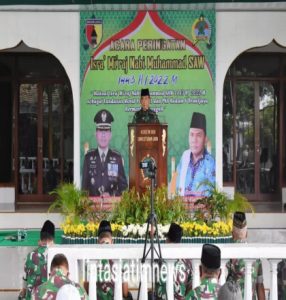 Peringatan Isra’ Mi’raj 1443 H/2022 M, Danrem 081/DSJ : Momentum Tingkatkan Iman dan Taqwa