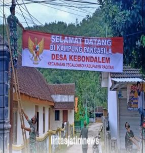 Jaga Pancasila, Koramil 0801/04 Tegalombo Siapkan Kampung Pancasila