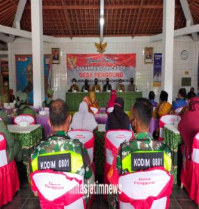 Kasdim 0801/Pacitan Resmikan Kampung Pancasila Di Kecamatan Nawangan Dan Bandar