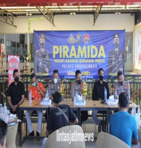 Gelar Piramida, Kapolres Probolinggo Beri Apresiasi Peran Media Jaga Kondusifitas