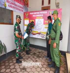 Kasdim 0801/ Pacitan Pimpin Tim Penilai Kampung Pancasila