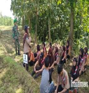 Latih Kedisiplinan, Koramil 0805/07 Ngrambe Gembleng Saka Wira Kartika