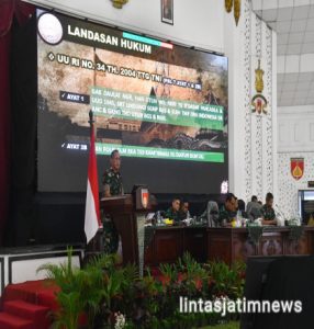 Danrem 074/Warastratama Hadiri Rapim Kodam IV/Diponegoro