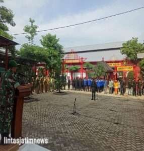 Apel Bersama, Kasdim Ajak Warga Kampung Pancasila Bersinergi Jaga Kedaulatan NKRI