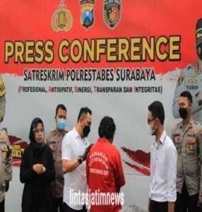 Kurang dari 24 Jam Pelaku Curanmor  Ditangkap Satreskrim Polrestabes Surabaya