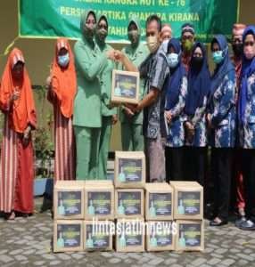 Tingkatkan Kepedulian Kepada Lansia, Persit Kodim Tulungagung Gelar Baksos