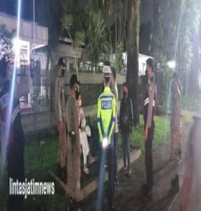 Masifkan Patroli Malam Sat Samapta Polresta Malang Kota Pantau Fasum