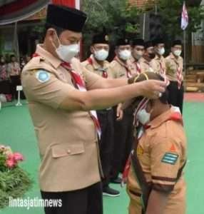 Pramuka Siaga Garuda Dilantik, Ini Pesannya