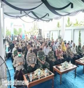 Kasdim 0801/Pacitan Hadiri Peresmian SPBU 54.645.07 SOGE PT. Anugrah Andalan Utama