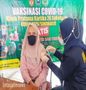 Vaksinasi Mobile Kodim 0726/Sukoharjo sasar penumpang Bus di Terminal Sukoharjo