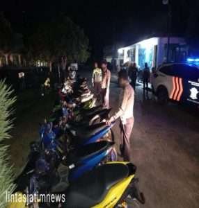 Antisipasi Balap Liar Satlantas Polres Pamekasan Gelar Operasi, 25 Unit Ranmor Diamankan