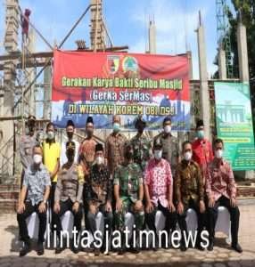 Sukseskan Karya Bakti Seribu Masjid Korem 081 DSJ, Kodim Tulungagung Sasar 125 Tempat Ibadah