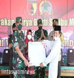 Korem 081/DSJ Launching Gerakan Karya Bakti Seribu Masjid