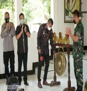 Kodim 0801/Pacitan Lakukan Lounching Penyerahan Program BTPKLWN TNI