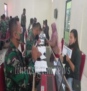 Para Penerima BTPKLWN TNI di Kodim 0802/Ponorogo Bersyukur dan Berterima Kasih
