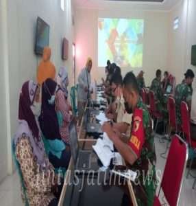 Nggak Usah Capek Capek Antri, Langsung Dapat Bantuan dan Vaksinasi Dari Kodim 0802/Ponorogo