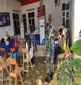 Monitoring Vaksinasi, Ini Yang Dilakukan TNI-Polri Jatisrono