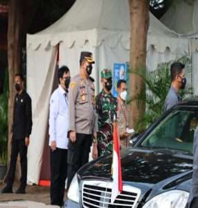 Kapolres Gresik Pimpin Langsung Kunjungan Kerja Presiden