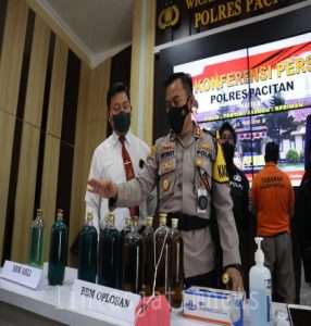 Polres Pacitan Berhasil Mengungkap BBM Oplosan