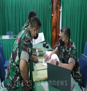 Kodim 0805/Ngawi Terima Kunjungan Tim Wasrik Itdam V/Brawijaya