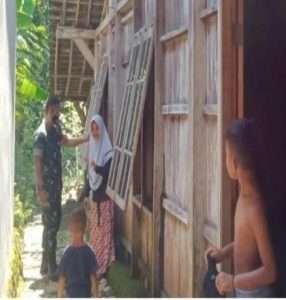 Hindari Kecemburuan Babinsa Terjun Langsung Data Warga Penerima PKH