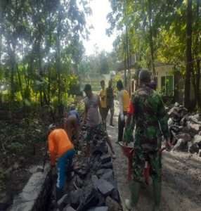 Gerak Cepat Menyambut Lebaran, Babinsa Turun Langsung Kelapangan