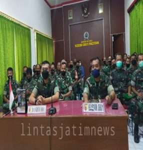 Dandim 0801 Pacitan Bersama Seluruh Anggota Ikuti Vidcon, Ini Kata Danrem 081/Dsj