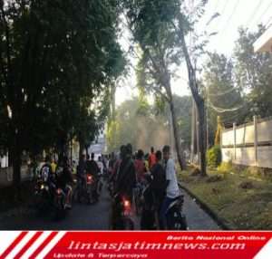 Puluhan Remaja Tanggung di Gresik Kocar-kacir, Geber knalpot Brong Kepergok Polisi