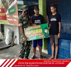 Libur Lebaran, Tidak Menyurutkan Semangat Babinsa Ajak Warga Taat Prokes