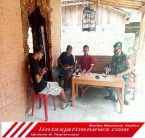 Babinsa Posramil Pangkur Jalin Silaturahmi dan Anjangsana Dengan Warga Binaan