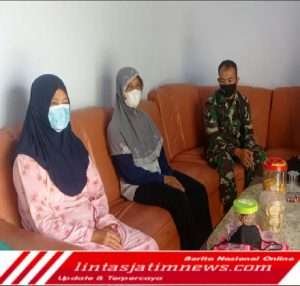 Pererat Silaturahmi di Hari Nan Fitri, Sertu Asfahani Kunjungi Rumah Warga Binaan