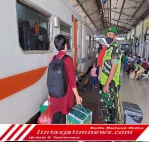 Bersinergi, Koptu Jafar Hermanto Jaga Rasa Aman Pemudik Arus Balik