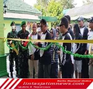 Danrem 081/DSJ Resmikan Aula Tangkas Koramil 0810/13 Lengkong