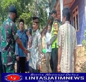 Suasana Idul Fitri, Babinsa Koramil 0801/06 Bandar Silaturahmi Ke Warga Binaan