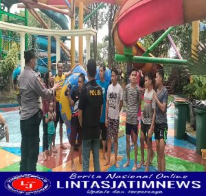 Polisi Gresik Mewanti-wanti Keamanan Seluncuran Wahana Air Dynasty Water World