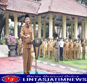 Pimpin Apel, Bupati Muhdlor Minta Rapat-Rapat Dikurangi