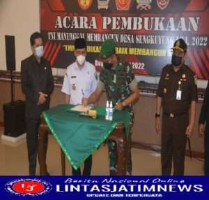 Forkopimda Boyolali Buka TMMD Sengkuyung Tahap I Desa Jemowo