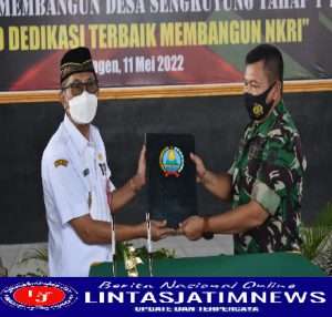 Kodim Sragen-TMMD Sengkuyung I Kodim Sragen, Kerja Bareng Aparat dengan Masyarakat