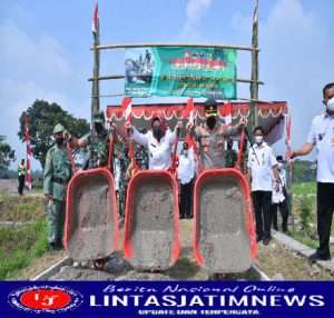 TMMD Sengkuyung Tahap I Kodim 0726/Sukoharjo Di Desa Tawang Kec. Weru, Hari Ini Dibuka Oleh Bupati Sukoharjo