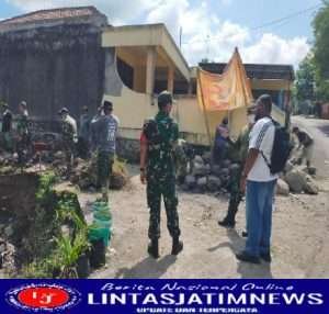 Dandim 0735/Surakarta Sidak Lokasi TMMD Sengkuyung Tahap I Ta.2022 di Kecamatan Jebres