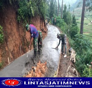 Satgas TMMD ke 113 Kodim 0802/Ponorogo Terus Kejar Target Maksimal