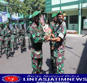 Tambah Nutrisi, Prajurit dan PNS Kodim 0807 Terima Susu Serdadu Dari Kasad